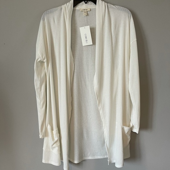 Como Blu light weight cardigan size large NWT - Picture 4 of 8